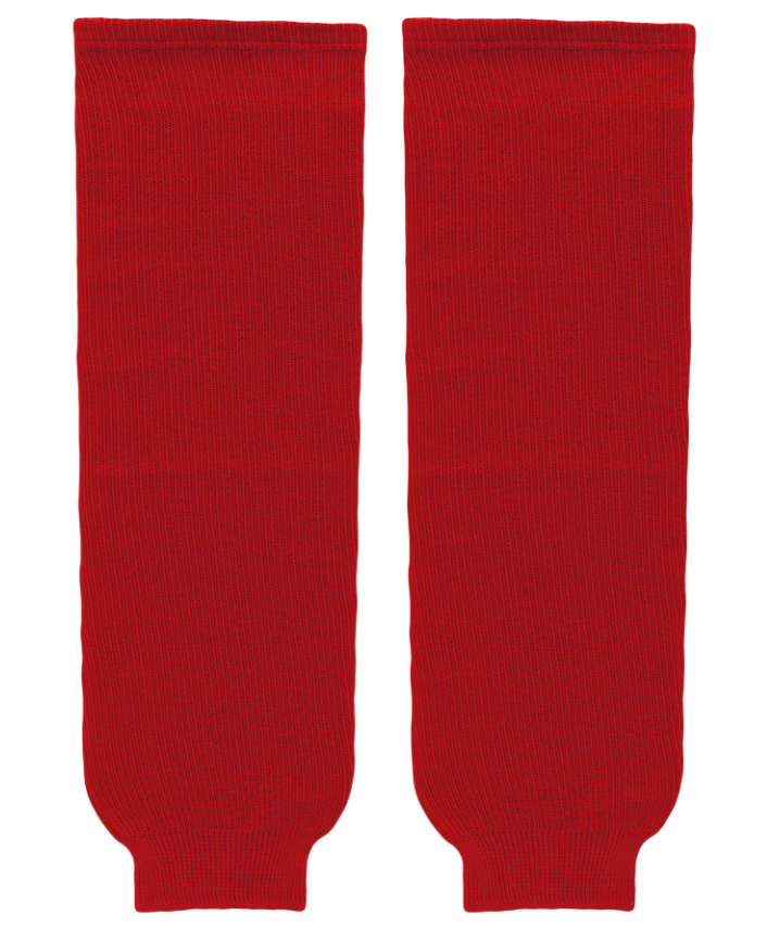 Modelline Red Knit Ice Hockey Socks
