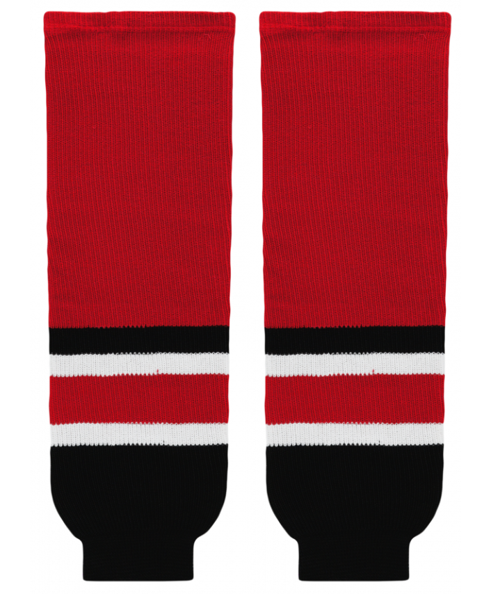 Modelline 2017 Carolina Hurricanes Home Red Knit Ice Hockey Socks