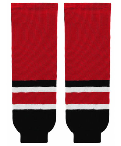 Modelline 2017 Carolina Hurricanes Home Red Knit Ice Hockey Socks