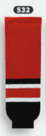 Modelline 2017 Carolina Hurricanes Home Red Knit Ice Hockey Socks