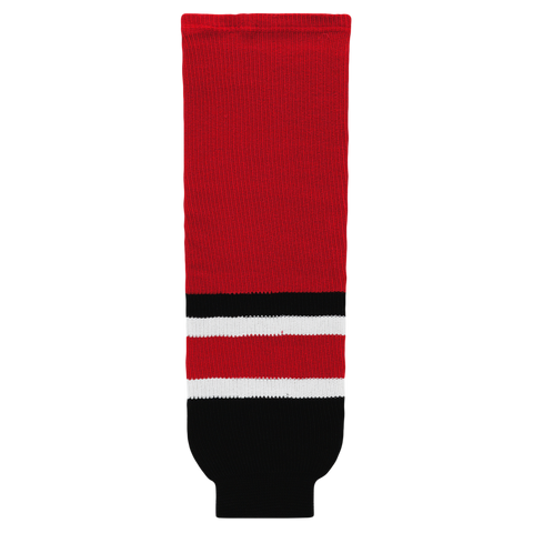 Modelline 2017 Carolina Hurricanes Home Red Knit Ice Hockey Socks