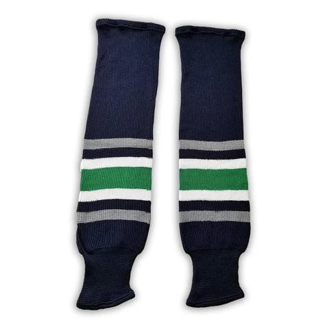 K1 Sportswear Hartford Whalers Navy Knit Ice Hockey Socks