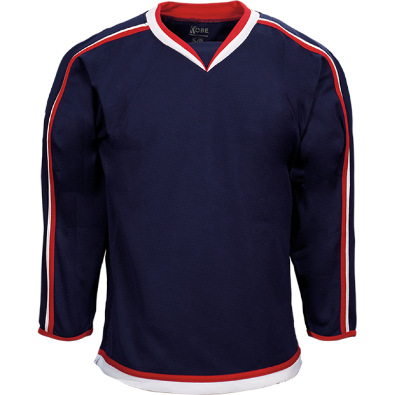 Kobe Sportswear K3G47A Columbus Blue Jackets Away Navy Pro Series Hockey Jersey