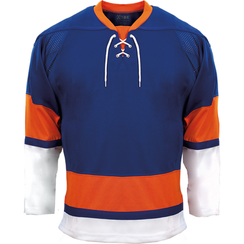 Kobe Sportswear K3G50A New York Islanders Away Royal Blue Pro Series Hockey Jersey
