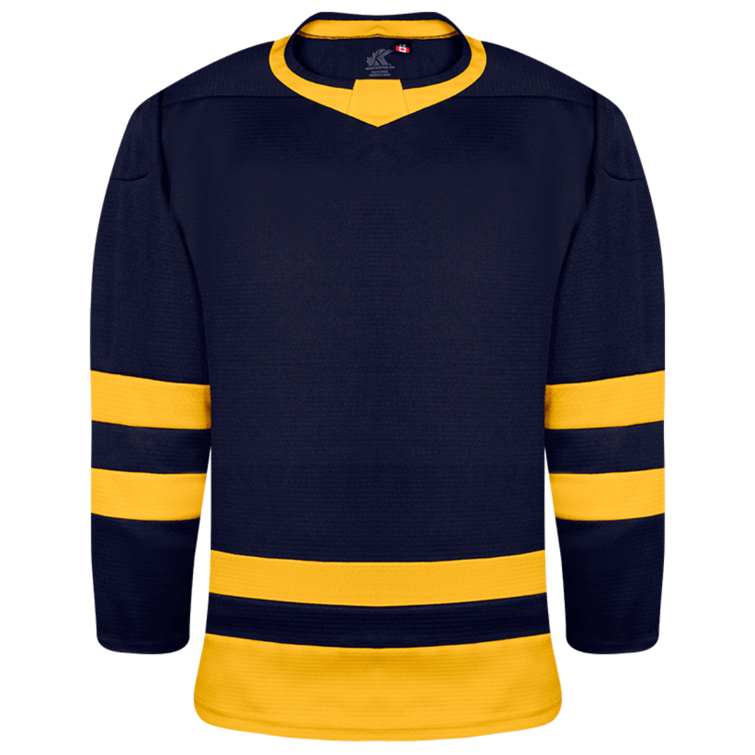Kobe K3GLI Navy/Gold Premium League Hockey Jersey