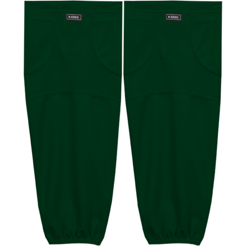 Kobe Sportswear K3G Amateur Series Solid Forest Green Mesh Ice Hockey Socks