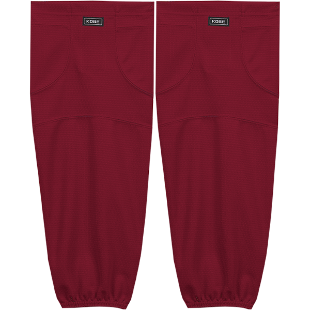 Kobe Sportswear K3G Amateur Series Solid Maroon Mesh Ice Hockey Socks