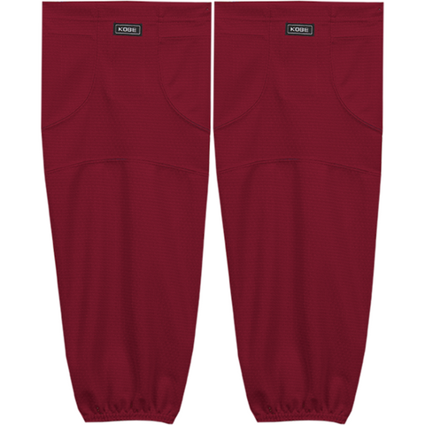 Kobe Sportswear K3G Amateur Series Solid Maroon Mesh Ice Hockey Socks