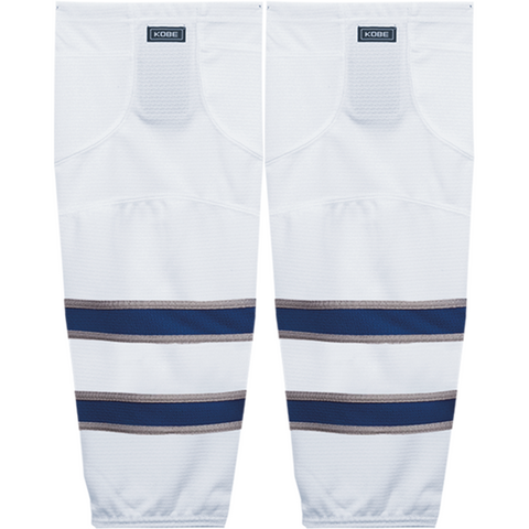 Kobe Sportswear K3GS03H Pro Series Winnipeg Jets White Mesh Ice Hockey Socks