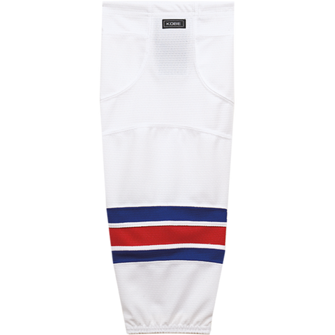 Kobe Sportswear K3GS18H Pro Series New York Rangers Home Mesh Ice Hockey Socks