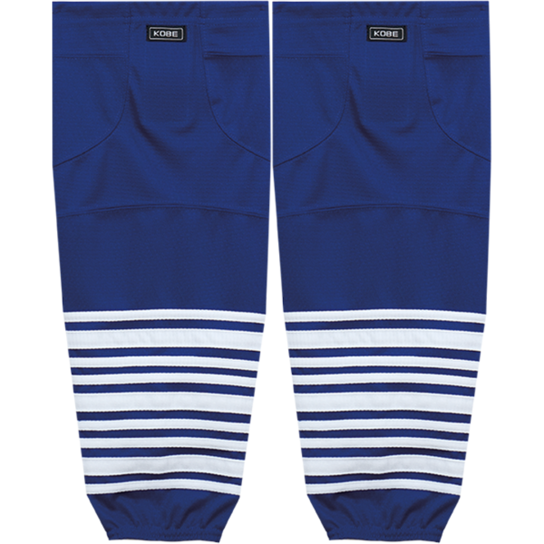 Kobe Sportswear K3GS24A Pro Series Toronto Maple Leafs Away Mesh Ice Hockey Socks