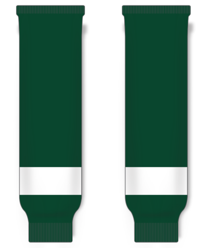 Modelline Michigan State Spartans Away Dark Green Knit Ice Hockey Socks