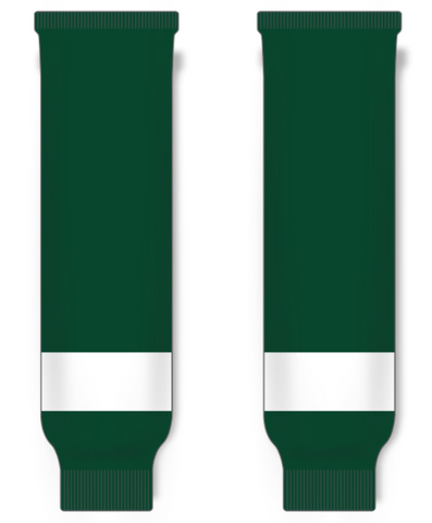 Modelline Michigan State Spartans Away Dark Green Knit Ice Hockey Socks