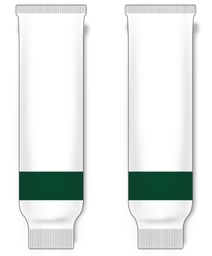 Modelline Michigan State Spartans Home White Knit Ice Hockey Socks