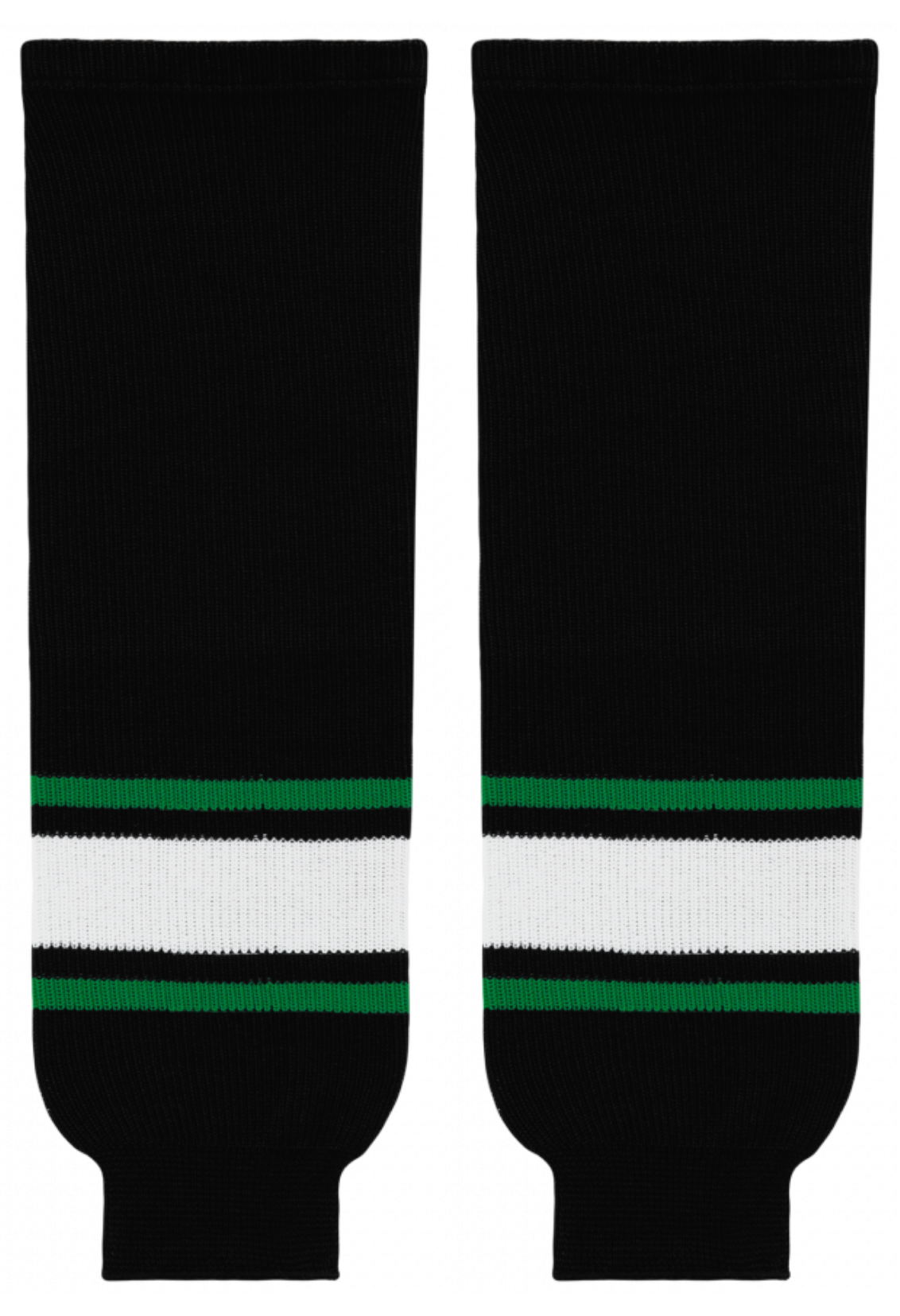 Modelline 1990s  Dallas Stars Away Black Knit Ice Hockey Socks