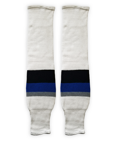 Modelline 1993-2007 Tampa Bay Lightning Away White Knit Ice Hockey Socks