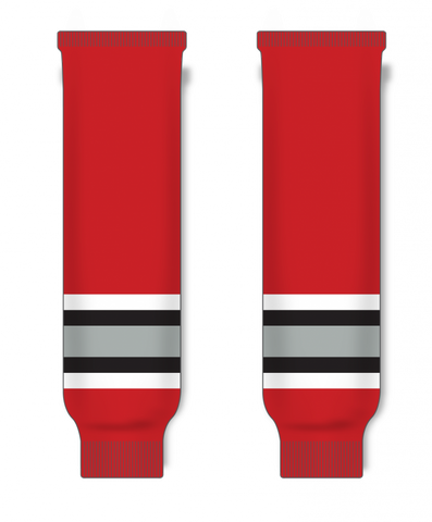 Modelline 1990s Buffalo Sabres Third Red Knit Ice Hockey Socks