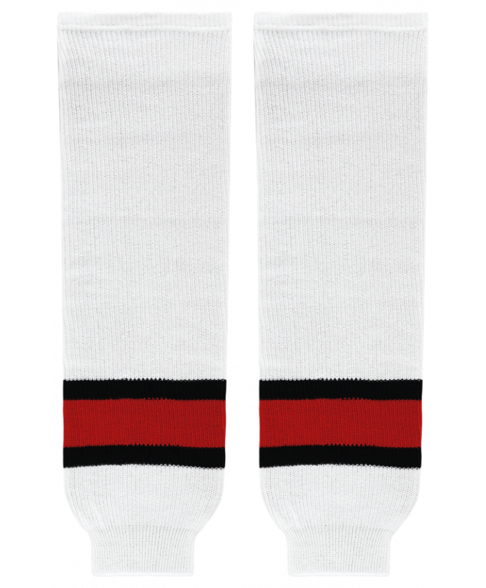 Modelline Carolina Hurricanes Third White Knit Ice Hockey Socks
