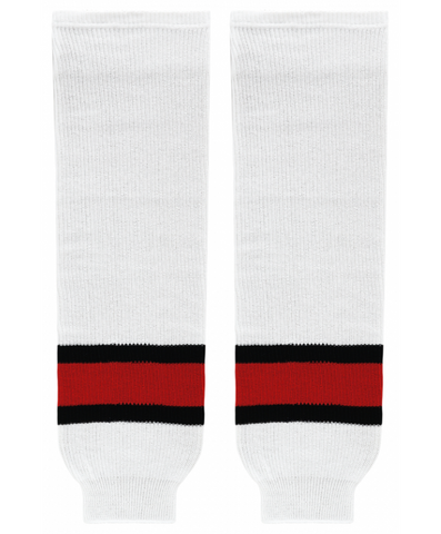 Modelline Carolina Hurricanes Third White Knit Ice Hockey Socks
