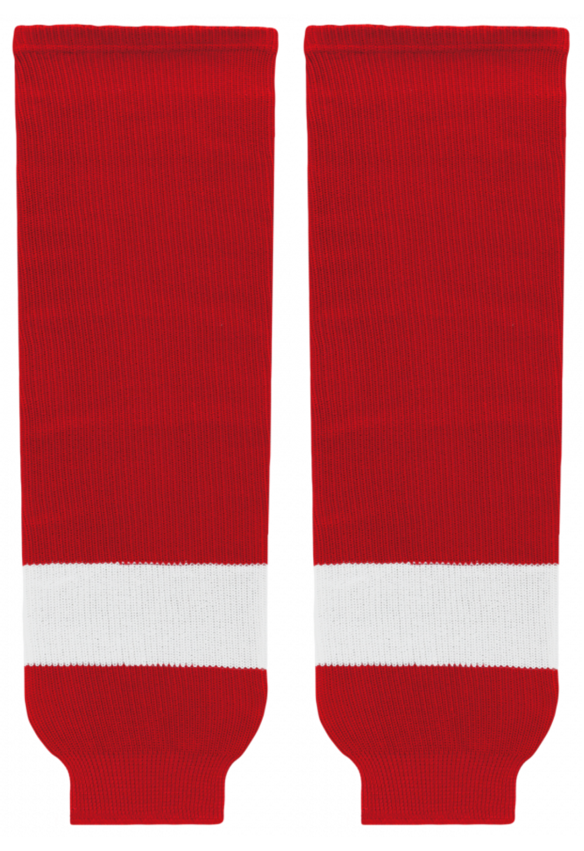 Modelline Detroit Red Wings Home Red Knit Ice Hockey Socks