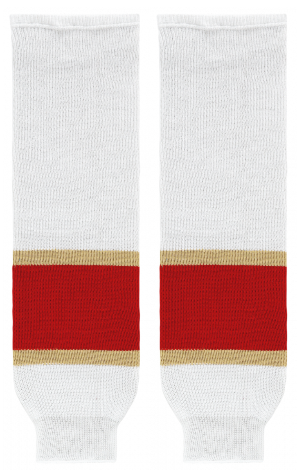 Modelline Florida Panthers Away White Knit Ice Hockey Socks