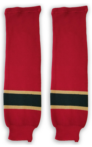 Modelline Minnesota Wild Home Red Knit Ice Hockey Socks