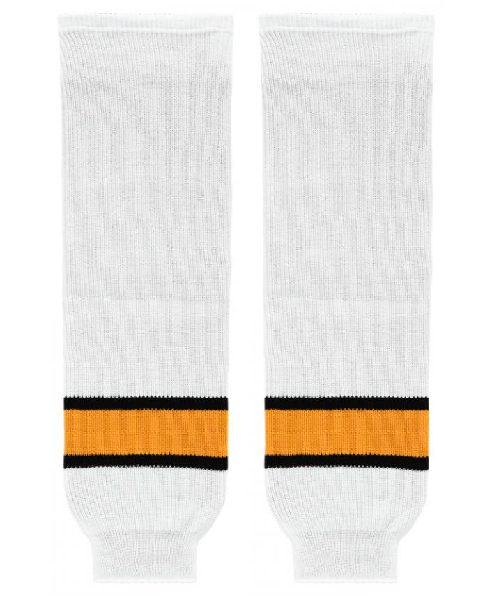 Modelline Providence Bruins Home White Knit Ice Hockey Socks