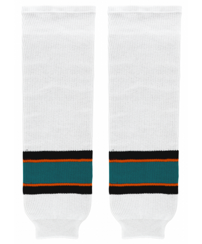 Modelline San Jose Sharks Away White Knit Ice Hockey Socks