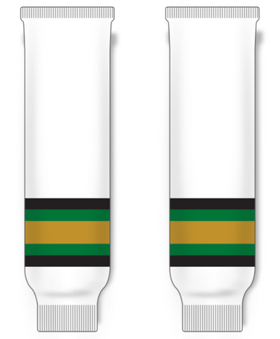Modelline Val d'Or Foreurs Home White Knit Ice Hockey Socks
