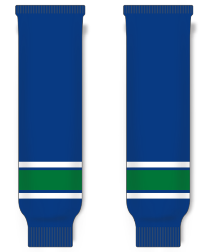 Modelline Vancouver Canucks Home Royal Blue Knit Ice Hockey Socks