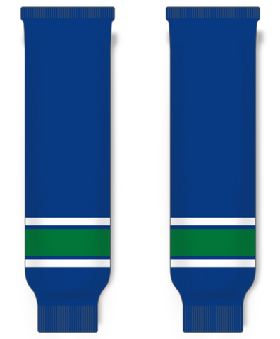 Modelline Vancouver Canucks Home Royal Blue Knit Ice Hockey Socks