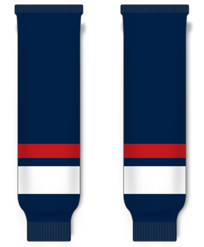 Modelline Windsor Spitfires Away Navy Knit Ice Hockey Socks