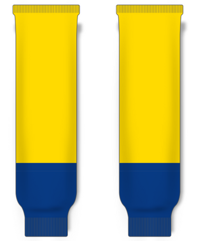 Modelline World Cup of Hockey Team Sweden Away Gold Knit Ice Hockey Socks
