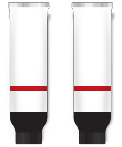 Modelline Portland Pirates Home White Knit Ice Hockey Socks
