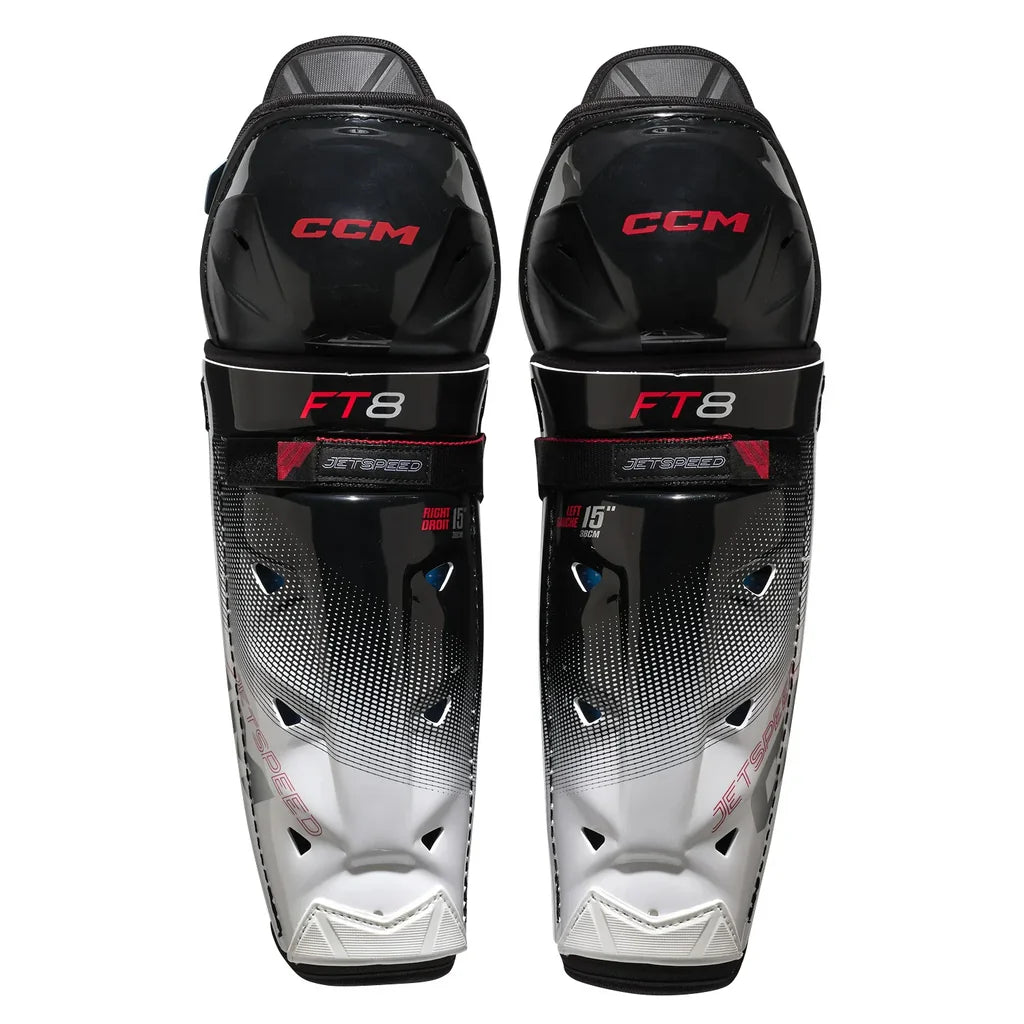 CCM Jetspeed FT8 Shin Guard - JR