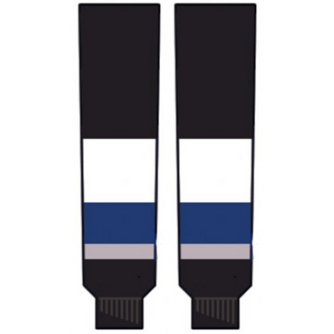 Modelline 1993-2007 Tampa Bay Lightning Home Black Knit Ice Hockey Socks