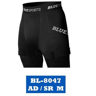 Blue Sports Fitted Short w/ Cup - SR