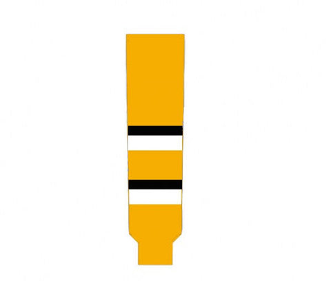 Modelline 2010 Boston Bruins Winter Classic Gold/Black Knit Ice Hockey Socks