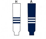 Modelline Connecticut Huskies Home White Knit Ice Hockey Socks