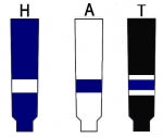 Modelline Tampa Bay Lightning Away White Knit Ice Hockey Socks