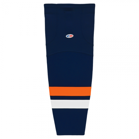 Athletic Knit (AK) HS2100-510 New York Islanders Navy Mesh Ice Hockey Socks