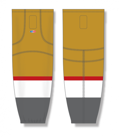Athletic Knit (AK) HS2100-625 2021 Las Vegas Golden Knights Third Knights Gold Ice Hockey Socks