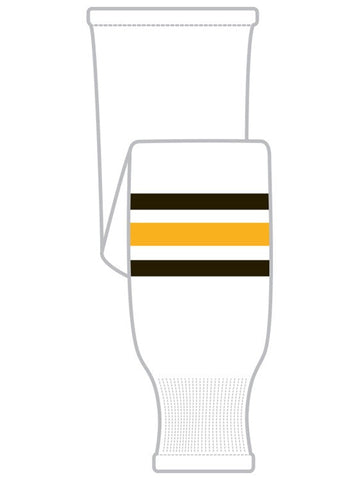K1 Sportswear Pittsburgh Penguins White Knit Ice Hockey Socks