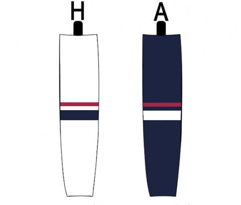 Modelline New UConn Huskies Away Navy Sublimated Mesh Ice Hockey Socks