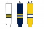 Modelline University of Michigan Wolverines (New) Home White Knit Ice Hockey Socks