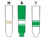 Modelline 1926-27 Toronto St. Pats Home White Knit Ice Hockey Socks